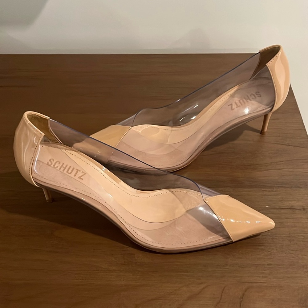 Schutz Transparent Heels